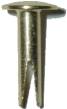 Brass Plated Split Trunk Rivets in 4 Sizes